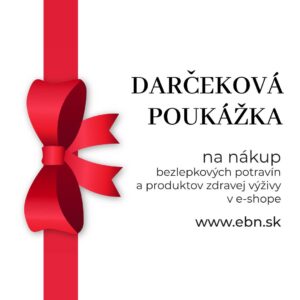 Darčeková poukážka v hodnote 20€, 30€, 50€ alebo 100€